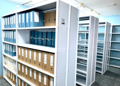 Стационарный стеллаж для офиса